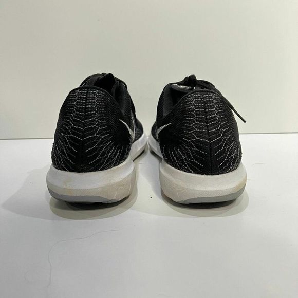 Nike Mens Flex Fury 705298-002 Black White Lace Up Low Top Running Shoes Size 12 - Picture 2 of 8